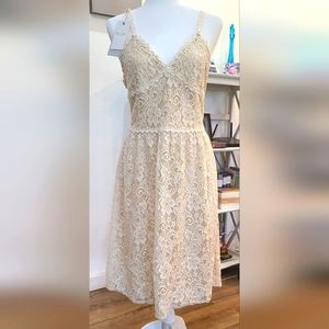 NWT'S- MISS ME -Pretty Crochet Lace Dressy Sundress, Size XL